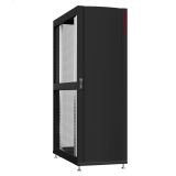 Шкаф серверный 48U 800х1200 передняя дверь: одностворчатая глухой металл IP51. задняя дверь: одностворчатая перфорированная IP20. боковые панели: без. цвет: черный RAL9005  NS 8248.9230 SYSMATRIX