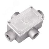 Коробка ответвительная алюминиевая 4 ввода М32х1.5 IP55 146х81х57мм 6430-32A DKC