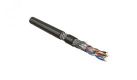 Кабель витая пара SFUTP4-C5E-P26-IN-PVC-BK-305 (305 м) экран SF/UTP 445025 Hyperline