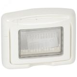 Адаптер программа Plexo IP55 IK 07 для трехмодульных механизмов Mosaic мембрана серый 680632 Legrand