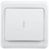 ВСп10-1-0-ВБ Выключатель 1 кл. проход. 10А ВЕГА белый EVV12-K01-10-DM IEK