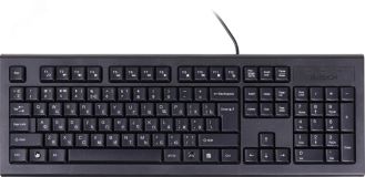 Клавиатура KR-85 USB, черный 570125 A4Tech
