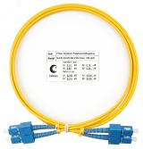 Шнур оптический duplex 1,5м SC-SC 9/125 sm LSZH 7539c Cabeus
