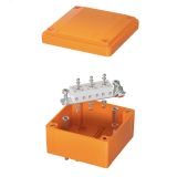 Коробка пластиковая FS с гладкими стенками и клеммниками  IP56 100х100х50мм  5р  450V 10A  6мм.кв. FSB10506 DKC