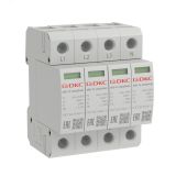 УЗИП, тип 2, 4 полюса, Imax 40kA, со сменным      модулем, Un 440V SPD-T2-3N40P440 DKC