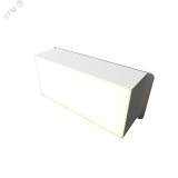 Светодиодный светильник RVE-LBX-PLAZA-7515010-1-GR (Прямоугольник Грильято 1шт 65х140х40мм 12Вт встраиваемый 4000K Белый) RVE00003226 RVElektro
