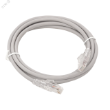Патч-корд TERACOM PRO Cat.5E неэкранированный UTP оболочка LSZH серый (1.5м) TRP-5EUTP-LSH-1.5M-GY EKF