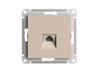 ATLASDESIGN РОЗЕТКА компьютерная RJ45, кат. 5Е, механизм, ПЕСОЧНЫЙ ATN001283 Systeme Electric