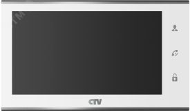 Монитор домофона, стеклянная сенсорная панель управления ''Easy Buttons'' CTV-M4705AHD W (белый) CTV