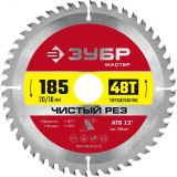 Диск пильный по дереву Чистый рез 185 x 20/16мм 48T 36914-185-20-48_z01 ЗУБР
