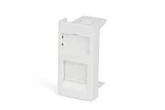 Вставка 45х225 SIP2 (аналог Mosaic) для 1 модуля формата Keystone Jack 35206 Hyperline