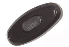 Переключатель на шнур 6А 250В (еврослот) черный А0106 UNIVersal
