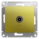 GLOSSA TV розетка оконечная 1DB механизм фисташковый GSL001091 Systeme Electric