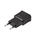 Устройство сетевое зарядное USB, 5V, 2.1 A, черное, 16-0274 REXANT