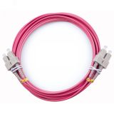 Шнур оптический duplex 7м SC-SC 50/125 мм OM4 LSZH 9075c Cabeus