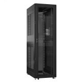 Шкаф серверный 42U 800х1200 передняя дверь: стекло IP41. задняя дверь: без. боковые панели: перфорированные. цвет: черный RAL9005  EX 8242.9102 SYSMATRIX