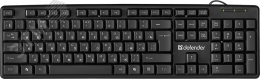 Клавиатура Element HB-520 USB, полноразмерная, черный 1000398912 Defender