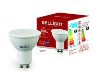 Лампа светодиодная LED 6Вт 4000K 520Лм GU10 88297899 BELLIGHT