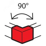 Угол внешний 90° 100х50мм 638012 Daccord/Legrand