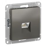 Розетка ATLASDESIGN компьютерная RJ45 механизм сталь ATN000983 Systeme Electric