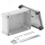 Распределительная коробка X25C, IP 67, 286x202x126 мм,сплошная стенка, прозрачная крышка, DIN-рейка 2005572 OBO Bettermann