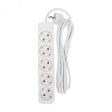 Удлинитель STANDARD 5 гнезд, 3 м, 3х1,0 мм2, с/з, белый 13-4029 REXANT