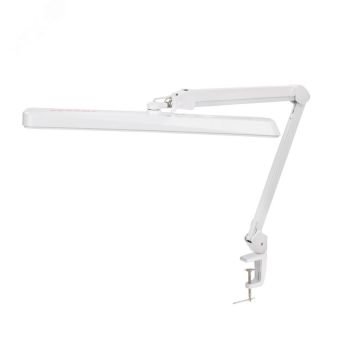 Настольная бестен лампа на струбцине, 324 SMD     LED диммер белая 31-0410 REXANT