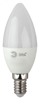Лампа светодиодная LED B35-8W-827-E14 R (диод свеча 8Вт тепл E14) (10/100/3500) Б0050694 ЭРА