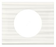 Рамка, однопостовая, Corian белый рельеф 069011 Legrand