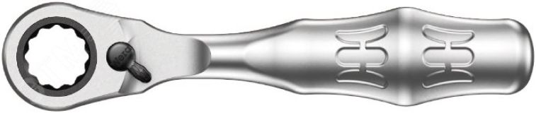 Tрещотка для прямого присоединения специальных головок WERA Zyklop 107 мм 8005 Zyklop Mini 2 WE-003660 Wera