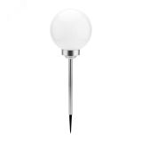 Светильник светодиодный ШАР ф200 LED Lamper встроенная солнечная панель, аккумулятор, датчик света 602-1004 REXANT