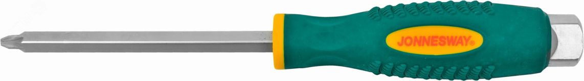 Отвертка стержневая POZIDRIV® , ударная, силовая под ключ, PZ3x126 046093 Jonnesway