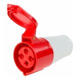 Розетка 224 переносная 3Р+РЕ 32А 380В IP44, REXANT 11-8922 REXANT