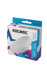 Лампа светодиодная LED 10Вт 220В GX53 4500K белый 800 лм Lksm_LED10wGX5345C Космос
