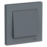 Выключатель одноклавишный ATLASDESIGN схема 1 10АХ в сборе грифель ATN000712 Systeme Electric