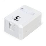 Корпус внешней настенной розетки на 1 Keystone 7445c Cabeus