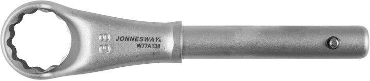 Ключ накидной усиленный, 38 мм, d21.5/245 мм 046323 Jonnesway
