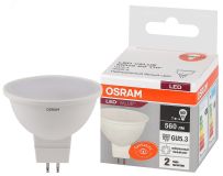 Лампа светодиодная LED 7 Вт GU5.3 4000К 560Лм спот 220 В (замена 60Вт) OSRAM 4058075582811 LEDVANCE