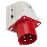 Вилка настенная 32А/400V/3P+E/IP44 00-00002253 PCE