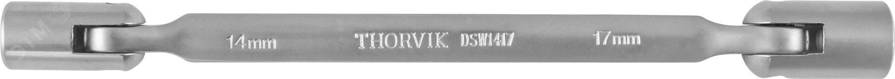 Ключ гаечный карданный, 14х17 мм 053551 Thorvik