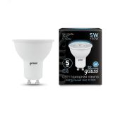 Лампа MR16 5W 530Лм 4100K GU10 LED 1/10/100 101506205 GAUSS