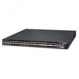 Коммутатор управляемый L3 24 порта 1000 Мб/с, 16хRJ45, 4хSFP+, 2хQSFP+ 1000467266 PLANET