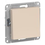 Кнопка нажимная ATLASDESIGN схема 1 10АХ механизм бежевый ATN000215 Systeme Electric