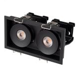 Светильник CL-SIMPLE-S148x80-2x9W Warm3000 (BK, 45 deg) (ARL, IP20 Металл, 3 года) 028151 Arlight