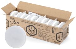 Лампа светодиодная ECO LED GX-8W-827-GX53 (10-PACK) (диод таблетка 8Вт тепл GX53) (10/100/6300) Б0036547 ЭРА