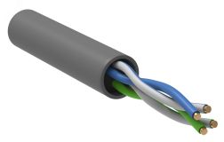 Витая пара ШПД U/UTP кат.5E 24AWG 4х2х0.48мм solid LSZH 305м белый BC1-C5E04-128 ITK