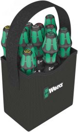 Набор отвёрток в сумке 11 предметов Kraftform 2go 300 WE-004313 Wera