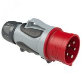 Вилка кабельная фазоинвертор 16A/400V/3P+N+E/IP44/54 GRIP, безвинтовое подключение Вилка-Фазоинвертор кабельный 16A/400V/3P+N+E/IP44/54 GRIP Turbo Twist 00-00027342 PCE