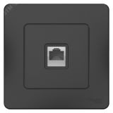 BLANCA скрытой установки розетка компьютерная RJ45, антрацит BLNIS045006 Systeme Electric