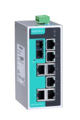 Коммутатор 7 x 10/100BaseTX, 1 x 100BaseFX (многомодовое оптоволокно) в металлическом корпусе EDS-208A-M-SC MOXA